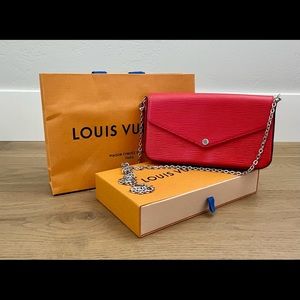 AUTHENTIC!!! Louis Vuitton Red Epi Purse